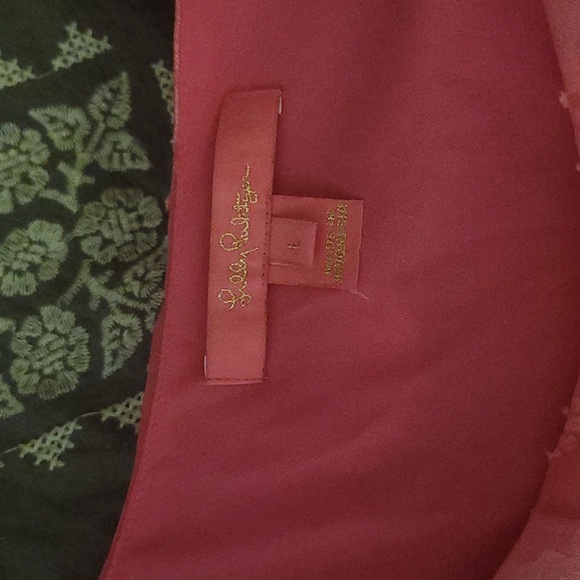 Lilly Pulitzer Darlah Top in Cockatoo Pink Size Large - Picture 5 of 6